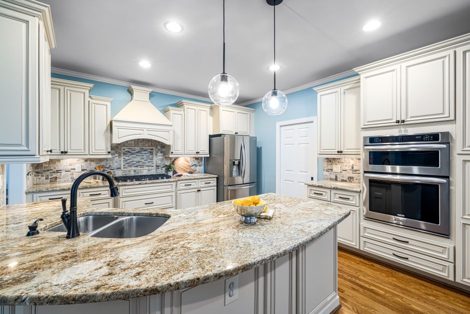Custom wood kitchen cabinets with high-end finish